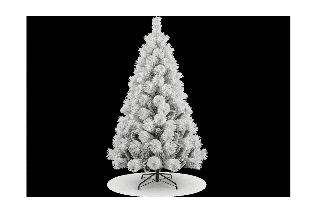 Prémium Karácsonyi havas Normand műfenyő hosszútűlevelű talpal 90 cm - Image 5