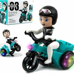 Kaszkadőr három kerekű motor , 360° forgással , villogó fényefektek és hanghatások