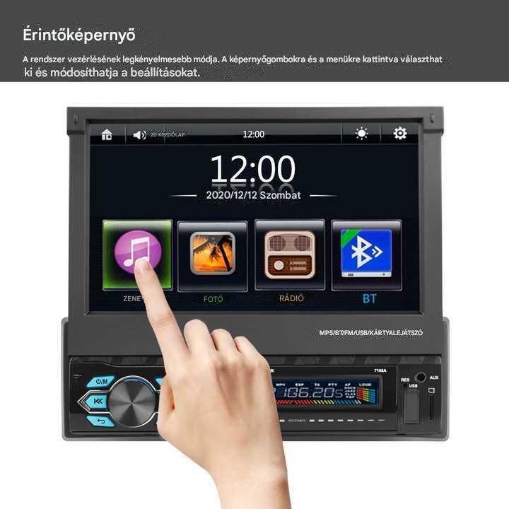 TASBEL MODEL-6 Autós Multimédia Fejegység, WiFi, GPS, 1024x600 Érintőképernyő - Image 9