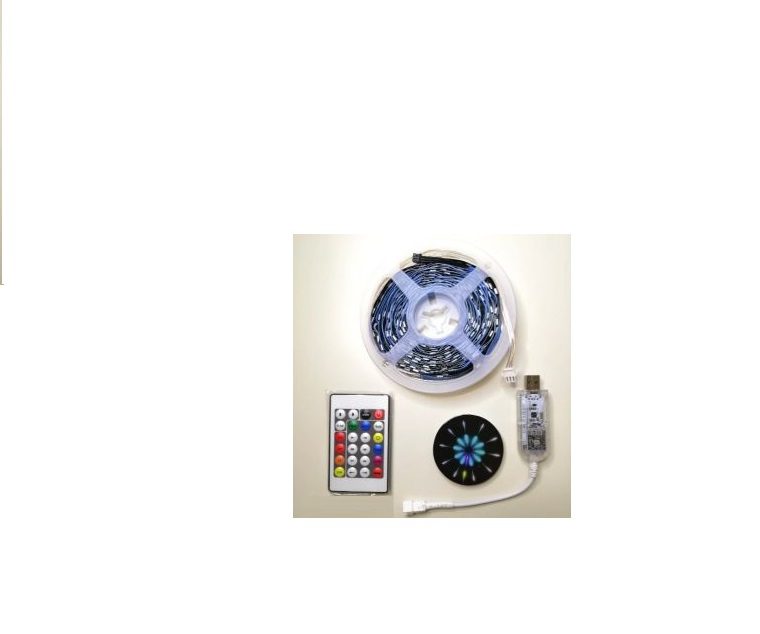 Öntapadós led szalag távirányítóval , telefonos applikácíóval , hangvezérléssel , bluetooth , 5 m - Image 4