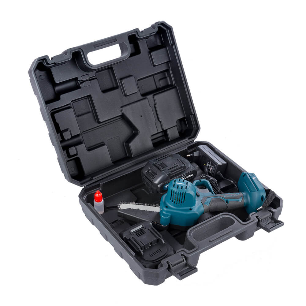 Hyundai HYD-7090-20V Akkus Láncfűrész, 2x20V, 1500mAh - Image 4