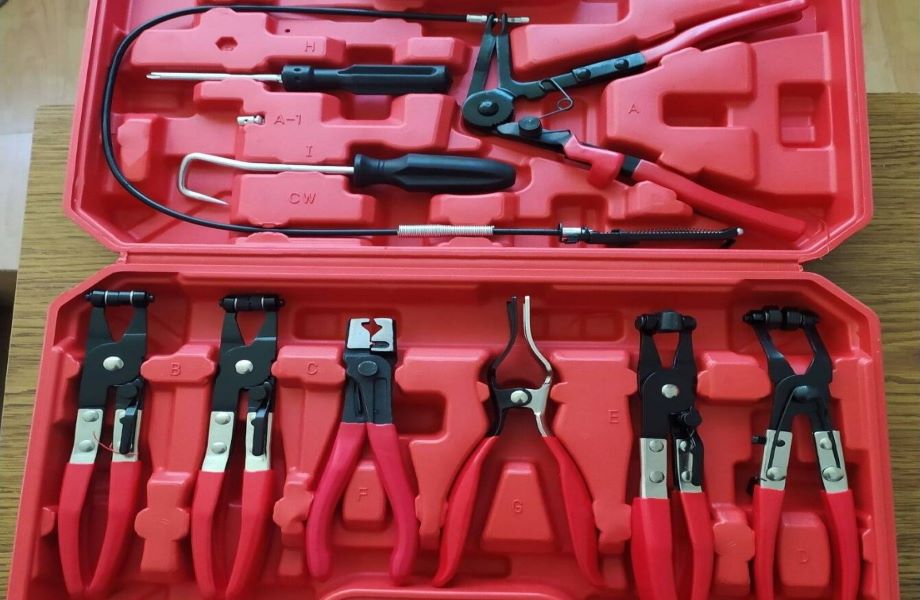 Haina HA-1375 Vízcső Bilincsfogó Készlet, 9 részes, 18-54 mm - Image 8