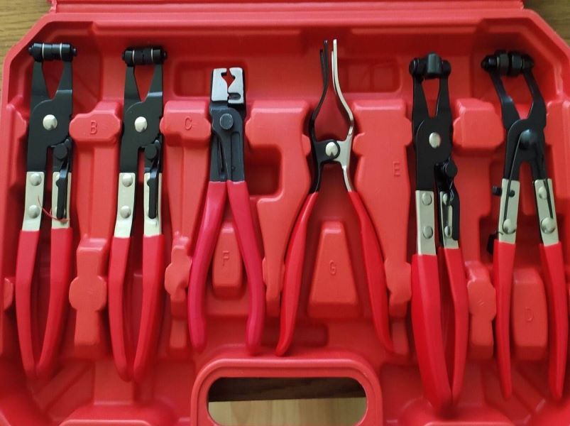 Haina HA-1375 Vízcső Bilincsfogó Készlet, 9 részes, 18-54 mm