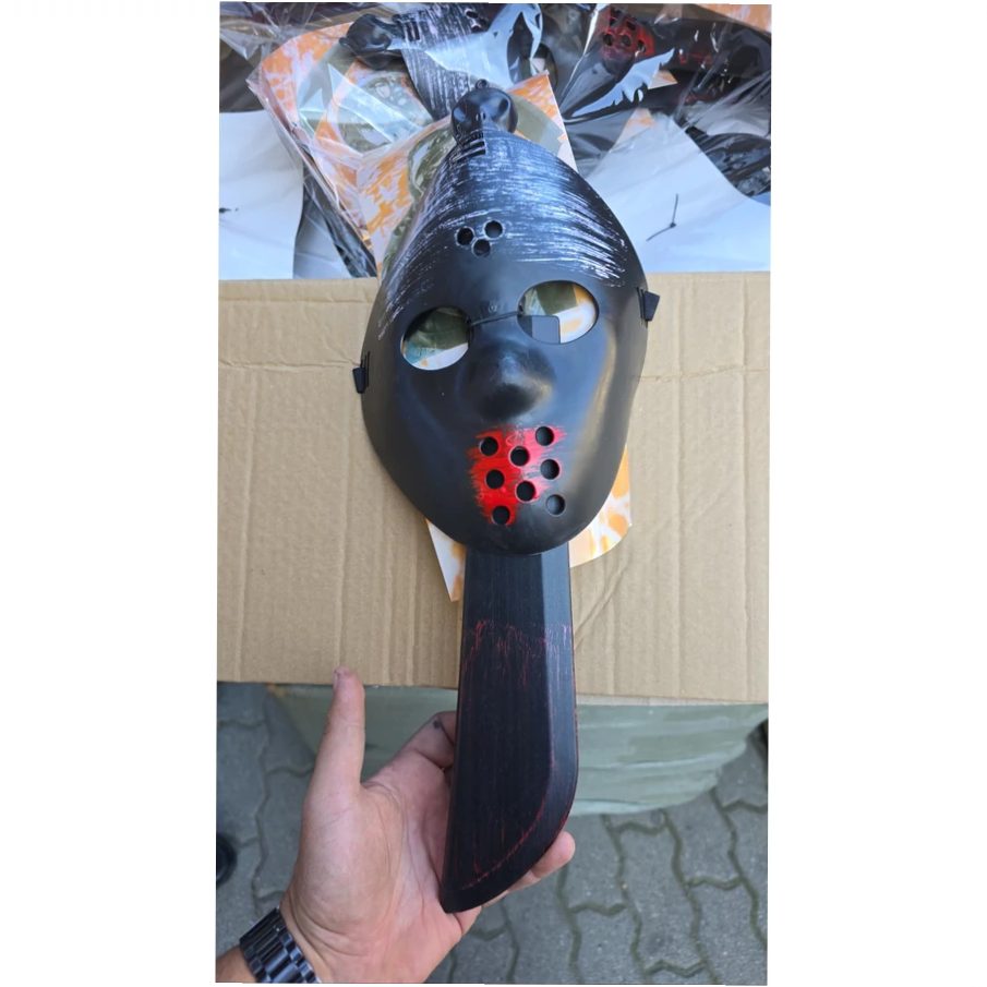 Jason voorhees maszk és machete kès - Image 4