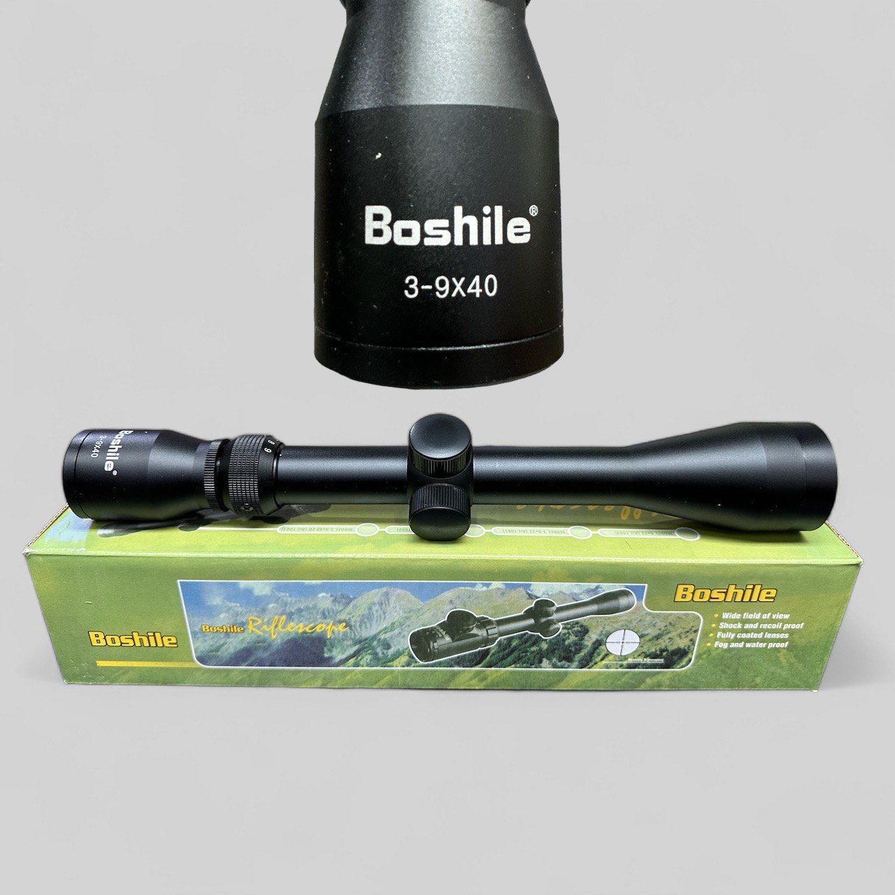 Boshile 3-9x40 Légpuska Távcső, Mil Dot Szálkereszt, 11mm-es Rögzítés - Image 3