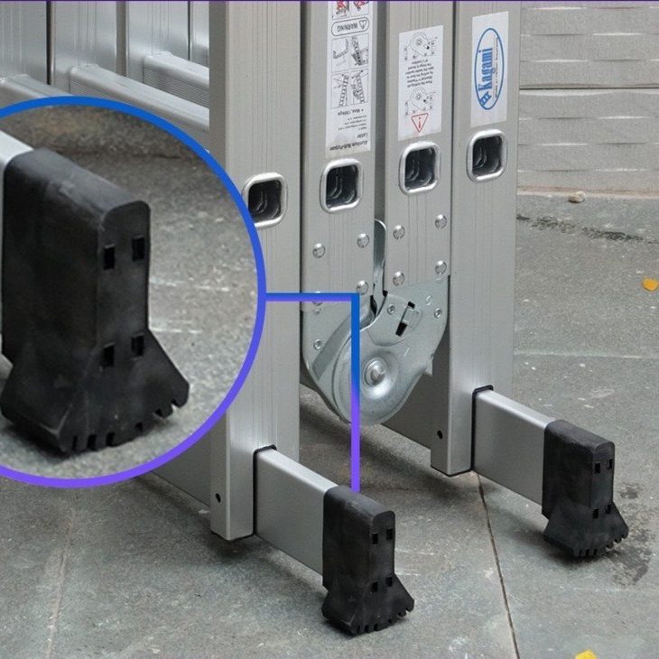 Hitman HT-NIL-6481 Alumínium Csuklós Létra, 4x5 fokos, 5.8 m-es - Image 6