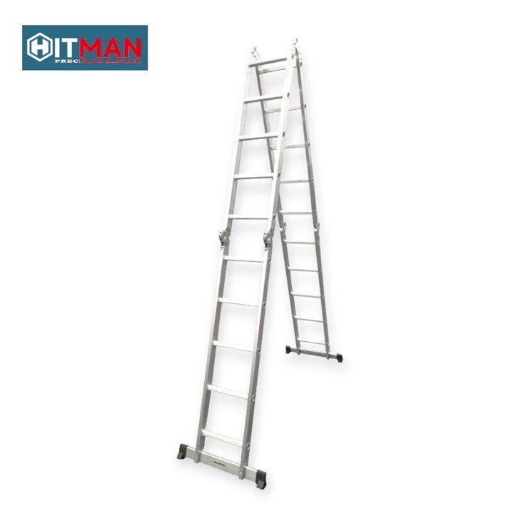 Hitman HT-NIL-6481 Alumínium Csuklós Létra, 4x5 fokos, 5.8 m-es - Image 7