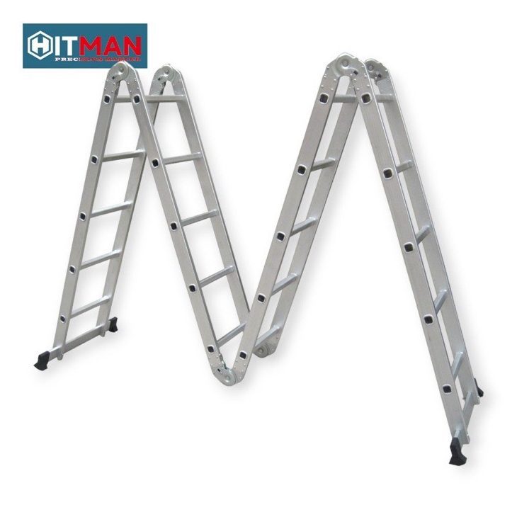 Hitman HT-NIL-6481 Alumínium Csuklós Létra, 4x5 fokos, 5.8 m-es - Image 10