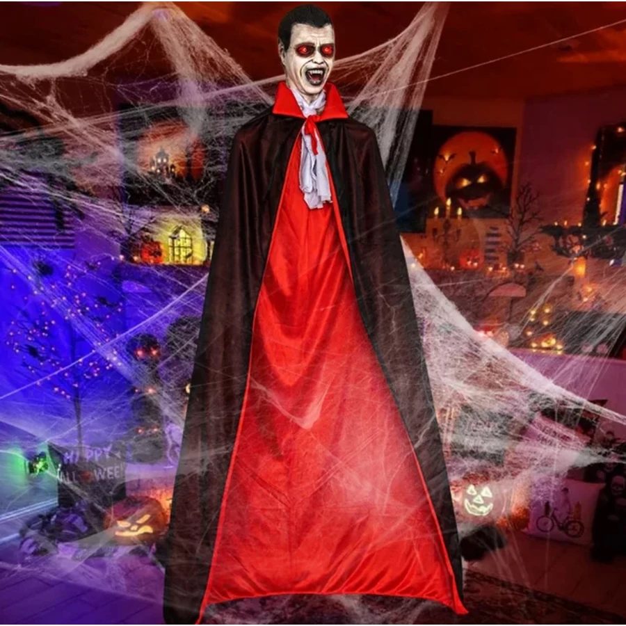 Piros fekete vámpir köpeny gyerekeknek - Image 3