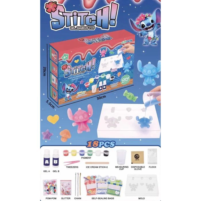 Stitch Zselé Mestermű forma kreatív készlet - Image 2