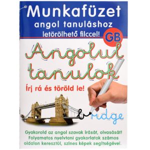 Kézségfejlesztő Angolul tanlok munkafüzet letörölhető filccel