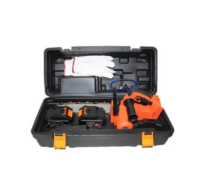 Akkumulátoros Mini Láncfűrész 62V, 2 akkumulátorral Haina HM-6793 - Image 4