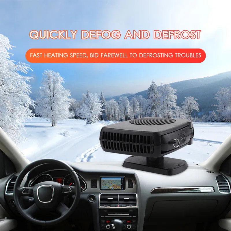 ZH-02 Autó Fűtő- és Ventillátor 12V, 150W, Gyors Leolvasztó, Szivargyújtós - Image 6