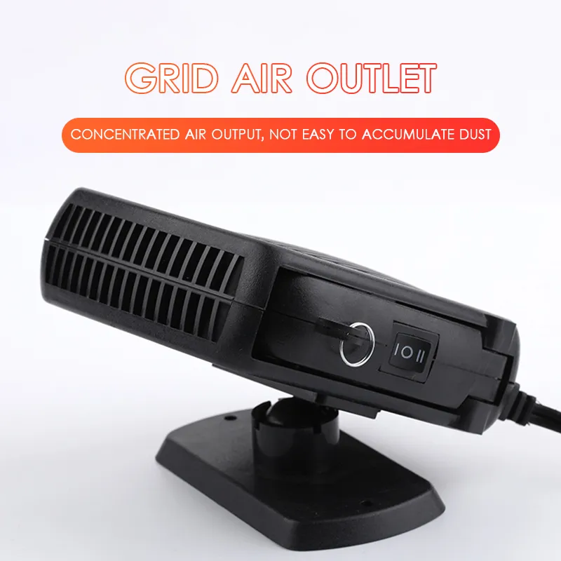 ZH-02 Autó Fűtő- és Ventillátor 12V, 150W, Gyors Leolvasztó, Szivargyújtós - Image 7