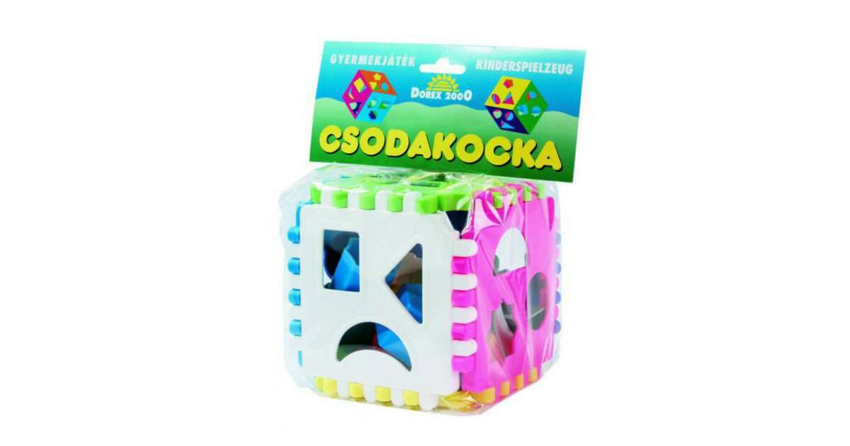 Kézség fejlesztő formaválogató csoda kocka játék - Image 3