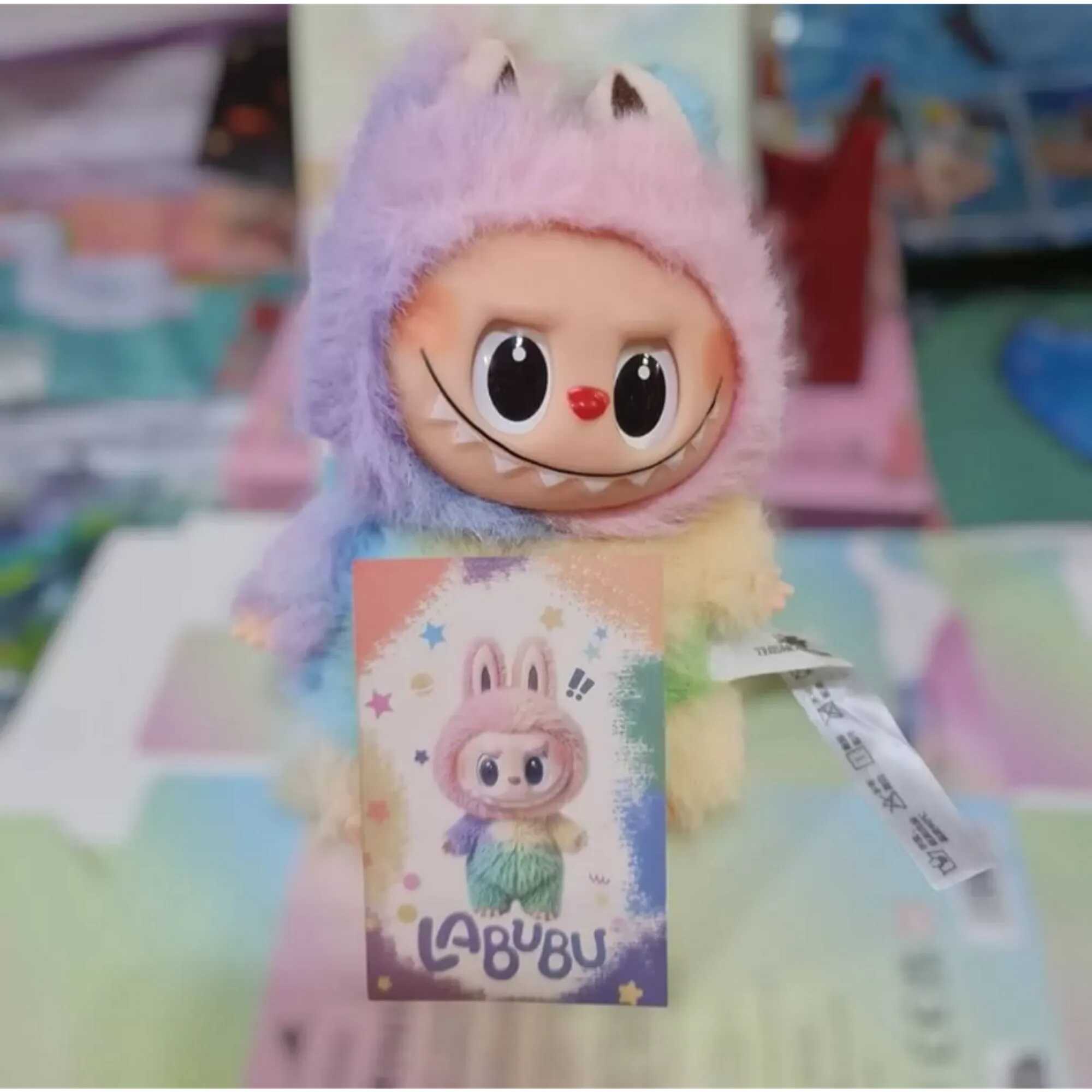 Gyüjthető Szivárványszínű labubu szörnyecske 18 cm pop mart secret szivárvány sorozat - Image 7
