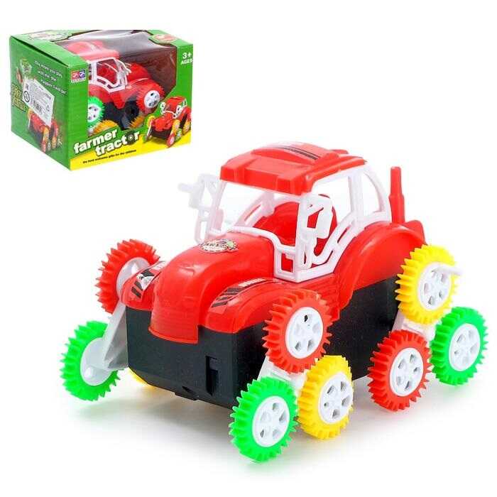 Elemes billenő játék traktor