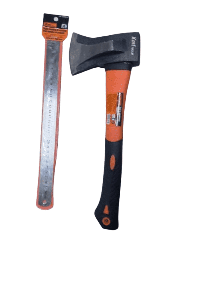 Üvegszálas Hasítófejsze 1000g, 35cm, Gumírozott Markolattal - Image 5