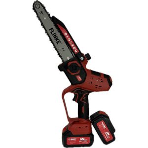 Flinke FK-8041 Akkus Láncfűrész, 2x68V, Olajzással és LCD Kijelzővel