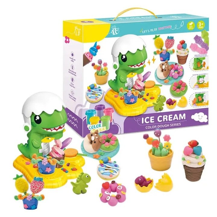 Gyurma készlet 3 db formával és kiegészítőkkel - Image 3