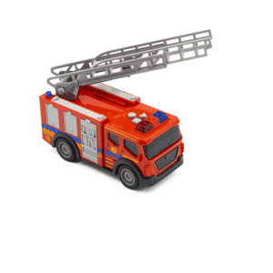 Játék tűzoltóautó 360°-ban forghatható létrával