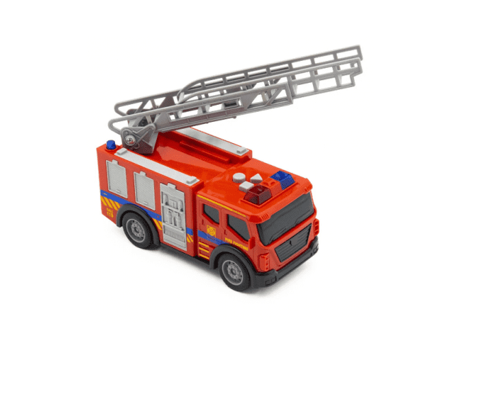 Játék tűzoltóautó 360°-ban forghatható létrával