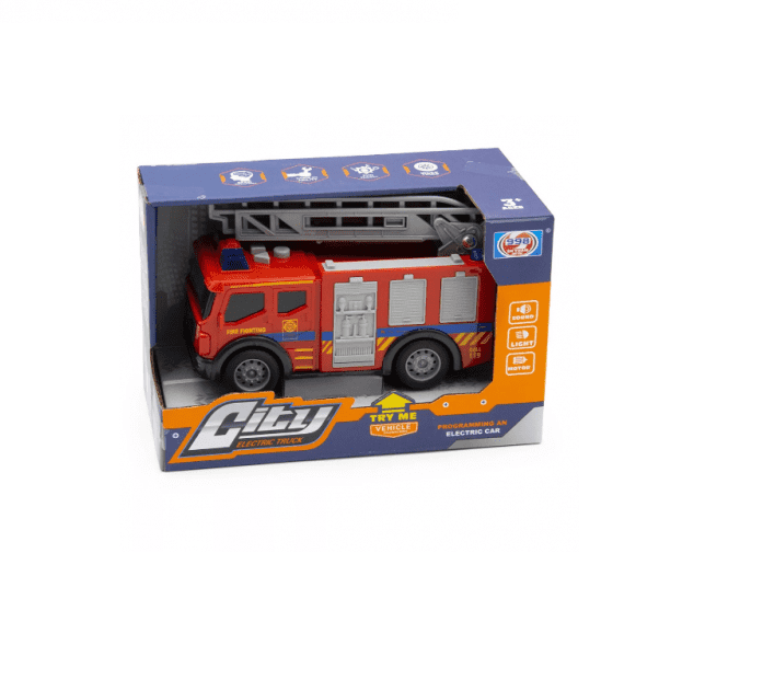 Játék tűzoltóautó 360°-ban forghatható létrával - Image 2