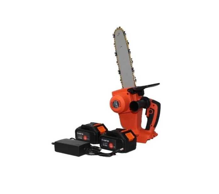 Akkumulátoros Mini Láncfűrész 62V, 2 akkumulátorral Haina HM-6793 - Image 8