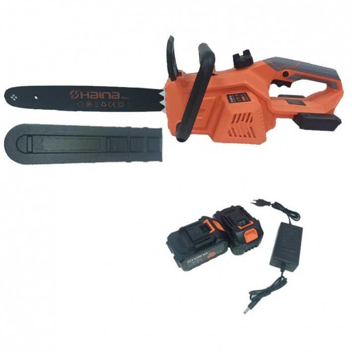 Akkumulátoros Láncfűrész 98V, 2 akkumulátorral Haina H-Bc7300 - Image 4