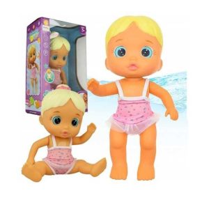 Úszni tudó játék baba -Tökéletes társ az esti pancsihoz