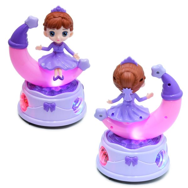 Zenélő , forgó holdon ülő hercegnő - Image 3