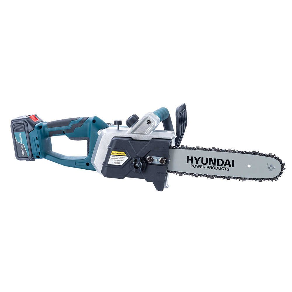 Hyundai HYD-7300 12" Akkus Láncfűrész 2x20V, Szénkefementes Motorral - Image 2