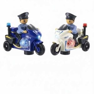 Elemes Rendőr motor figurával , fény és hanghatásokkal