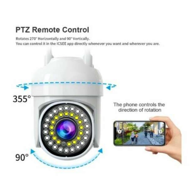 Jortan JT-8161QJ Wifis IP intelligens kamera, éjjellátó, 2 Mp, IP66 (másolat) - Image 7