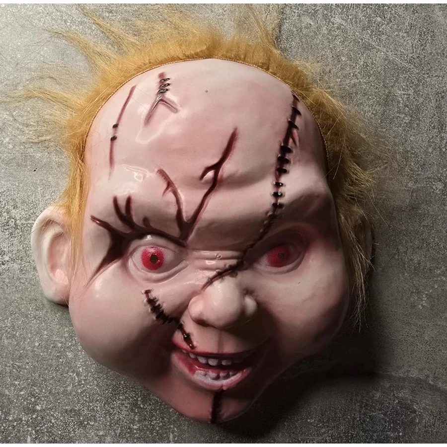 Haloween rémisztő Chucky baba maszk - Image 3