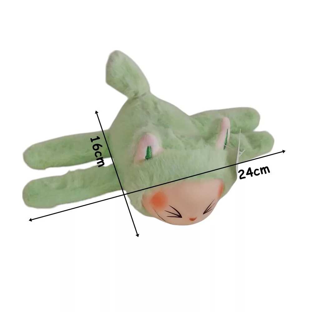 Különleges Labubu plüssfigura csuklóra interaktiv mozgó farokkal - Image 5