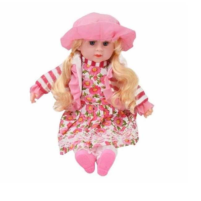 Magyarul éneklő játék hajas baba