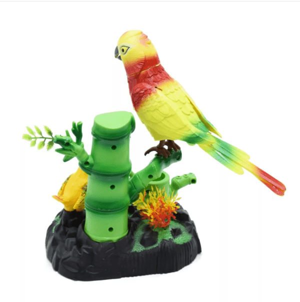 Éneklő táncoló faágon ülő papagáj - Image 2