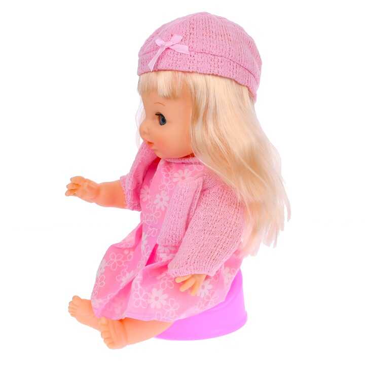 Gyönyörű hajas baba kiegészítőkkel , hangot ad ki és pisil , 36 cm - Image 3