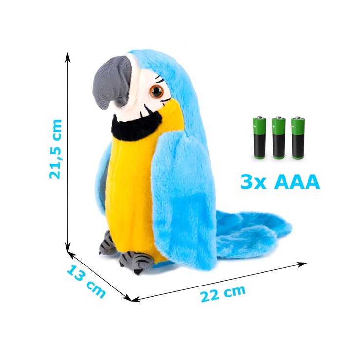 Interaktív beszélő papagáj plüss - Image 3