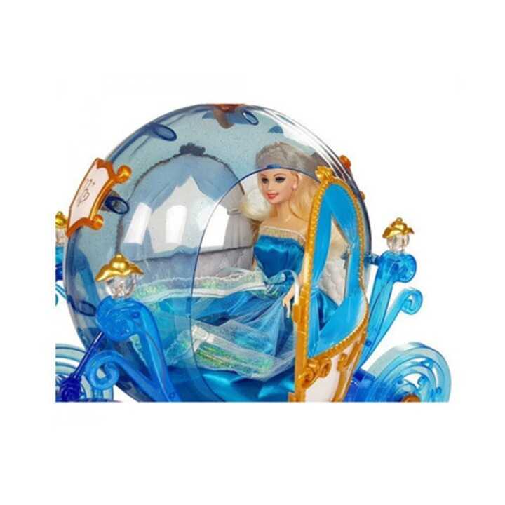 Hercegnő játék baba , tök hintóval és lóval - Image 4