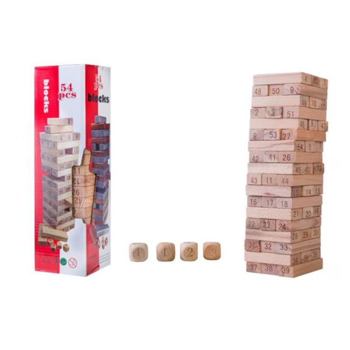 Jenga genga torony fa társasjáték