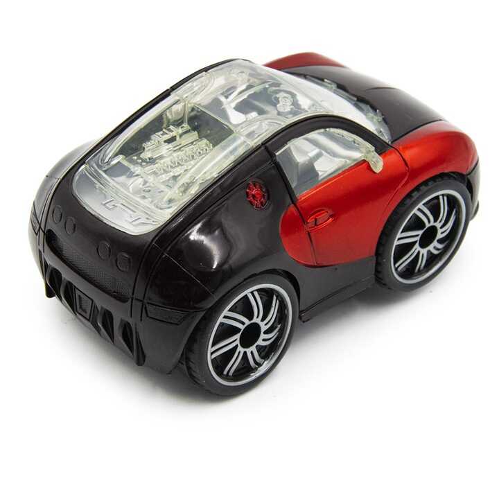 Átlátszó tetejű világító kisautó , elemes - Image 2