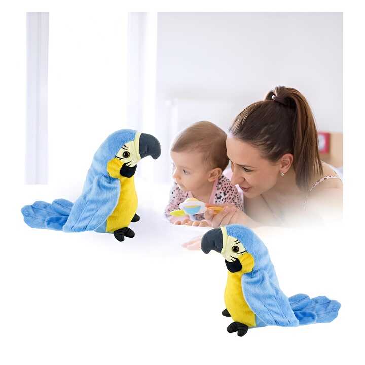 Interaktív beszélő papagáj plüss - Image 4
