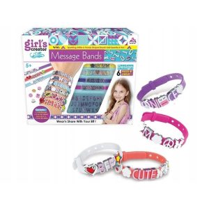 Név karkötő készítő 6 db szijjal és rengeteg kiegészítővel