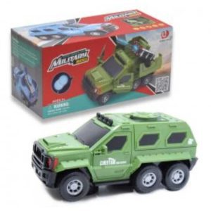 Katonai autó / terepjáró beépített kilövővel , fény és hangeffektusokkal , 25 cm