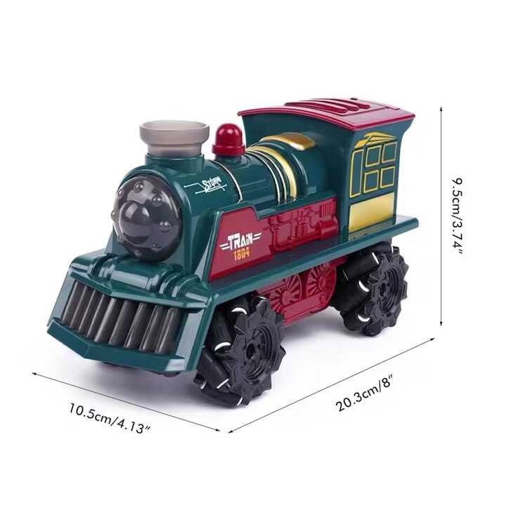 Távirányítós gőzmozdony , élethű gőzfunkcióval , elemmel működő , 20,3 x 9,5 x 10,5 cm - Image 2