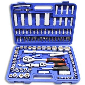 Flinke FK-108 108 részes Dugókulcs Készlet, Racsnis, Profi