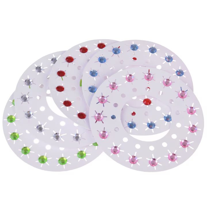 Hair Bedazzler készlet, Drágakő hajformázó 180 csillogó hajkővel, Hajkiegészítő gép, Gyémánt hajformázó " - Image 16