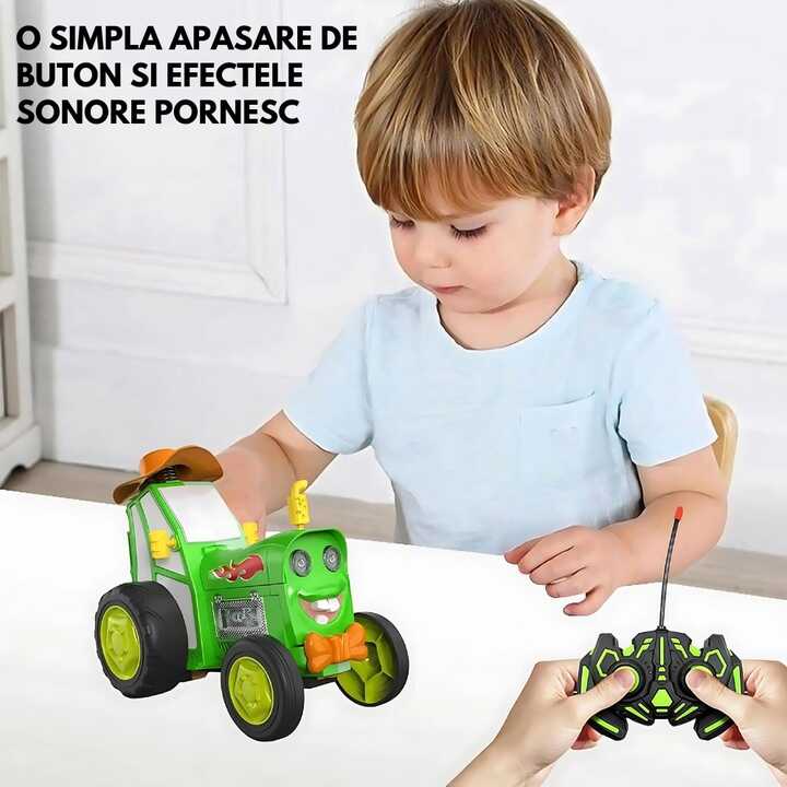 Távirányítós vidám játék traktor , fény és hanghatásokkal - Image 3